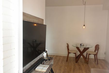 Sala de apartamento para alugar com 1 quarto, 50m² em Ponta da Praia, Santos