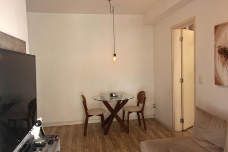 Sala de apartamento para alugar com 1 quarto, 50m² em Ponta da Praia, Santos