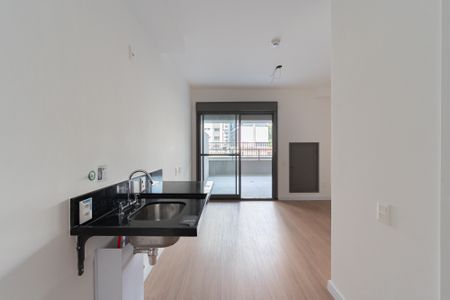 Cozinha de kitnet/studio à venda com 1 quarto, 35m² em Vila Clementino, São Paulo