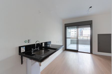 Studio à venda com 35m², 1 quarto e sem vagaCozinha