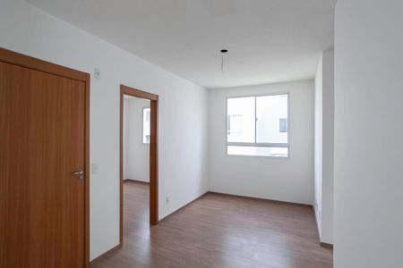 Sala de apartamento para alugar com 2 quartos, 54m² em Vila Real (justinopolis), Ribeirão das Neves