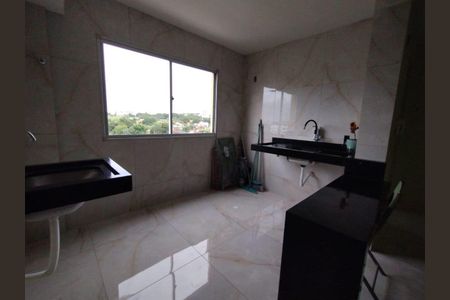 Cozinha de kitnet/studio para alugar com 1 quarto, 35m² em Jardim Patricia, Uberlândia