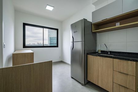 Sala/Cozinha de apartamento para alugar com 1 quarto, 24m² em Pinheiros, São Paulo
