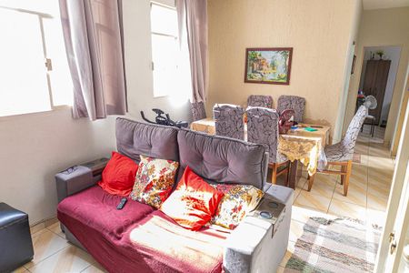 Sala de apartamento à venda com 3 quartos, 76m² em São João Batista, Belo Horizonte