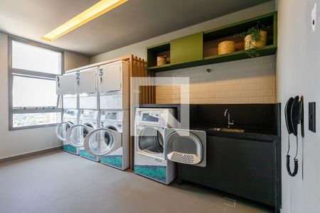 Studio à venda com 26m², 1 quarto e sem vagaLavanderia