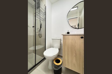 Apartamento para alugar com 30m², 1 quarto e sem vaga Apartamento para alugar com 30m², 1 quarto e sem vagaBanheiro da Suíte