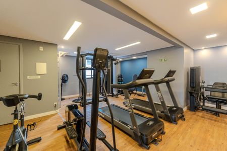 Apartamento para alugar com 48m², 1 quarto e sem vaga Apartamento para alugar com 48m², 1 quarto e sem vagaÁrea comum - Academia