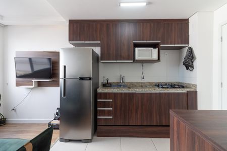 Sala - Cozinha de apartamento para alugar com 1 quarto, 25m² em Vila Butantã, São Paulo