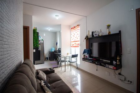 Sala de apartamento para alugar com 2 quartos, 42m² em Caguassu, Sorocaba