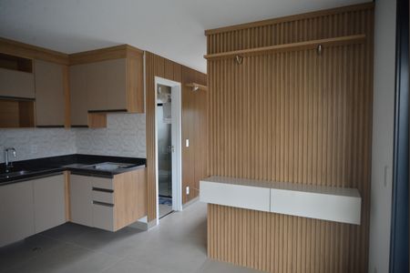 Sala de apartamento para alugar com 1 quarto, 38m² em Jardim, Santo André