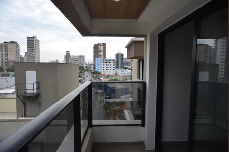 Varanda da Sala de apartamento para alugar com 1 quarto, 38m² em Jardim, Santo André