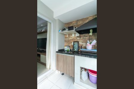 Varanda Gourmet de apartamento à venda com 2 quartos, 56m² em Jardim Independencia, São Bernardo do Campo