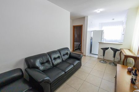 sala de apartamento para alugar com 2 quartos, 58m² em Jardim Leblon, Belo Horizonte