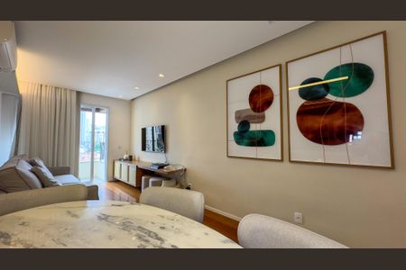 Sala de apartamento à venda com 2 quartos, 78m² em Brooklin Novo, São Paulo