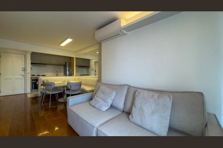 Sala de apartamento à venda com 2 quartos, 78m² em Brooklin Novo, São Paulo