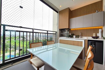 Varanda gourmet de apartamento à venda com 2 quartos, 93m² em Swiss Park, Campinas