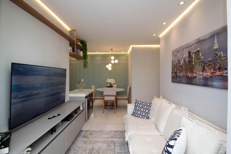 Sala de apartamento para alugar com 2 quartos, 47m² em Vila Galvão, Guarulhos