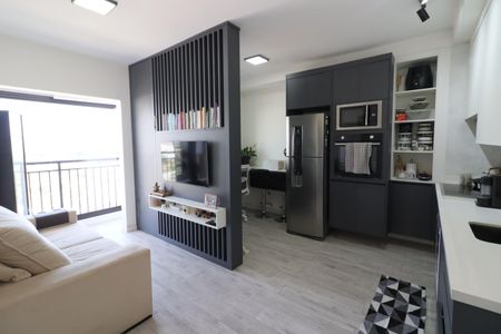 Sala/Cozinha de apartamento à venda com 1 quarto, 37m² em Presidente Altino, Osasco