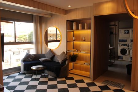 Studio à venda com 25m², 1 quarto e sem vagaLavanderia