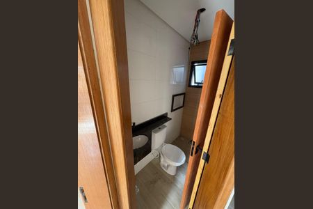 Banheiro de apartamento à venda com 2 quartos, 72m² em Jardim Santo Alberto, Santo André