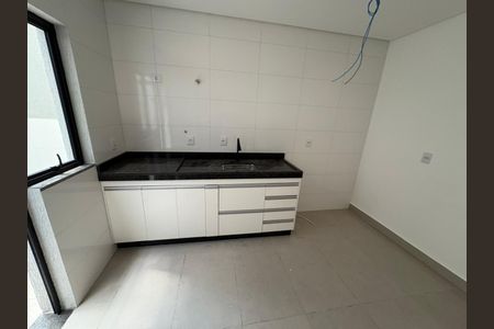 Cozinha de apartamento à venda com 2 quartos, 72m² em Jardim Santo Alberto, Santo André