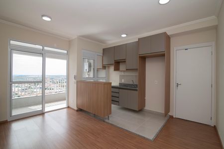 Sala de apartamento para alugar com 2 quartos, 58m² em Loteamento Remanso Campineiro, Hortolândia