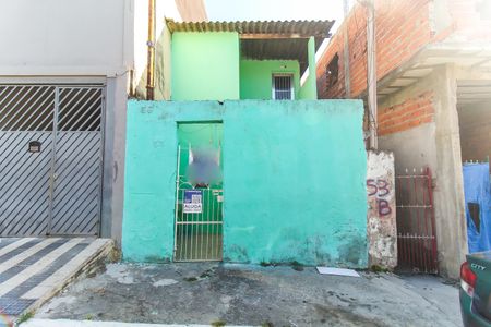 Casa para alugar com 40m², 1 quarto e sem vagaFachada + Placa