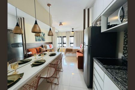 Cozinha de apartamento à venda com 1 quarto, 25m² em Consolação, São Paulo