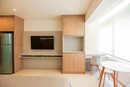 Apartamento para alugar com 27m², 1 quarto e sem vagaStudio - Quarto e Cozinha