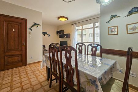 Sala de apartamento para alugar com 3 quartos, 40m² em Jardim Belmar, Guarujá