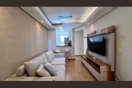 sala  de apartamento à venda com 3 quartos, 76m² em Buritis, Belo Horizonte