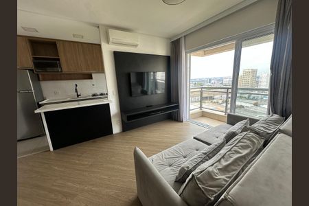 Sala de apartamento para alugar com 1 quarto, 53m² em Alphaville Industrial, Barueri