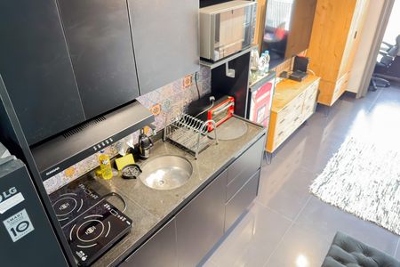 Studio à venda com 28m², 1 quarto e sem vagaCozinha