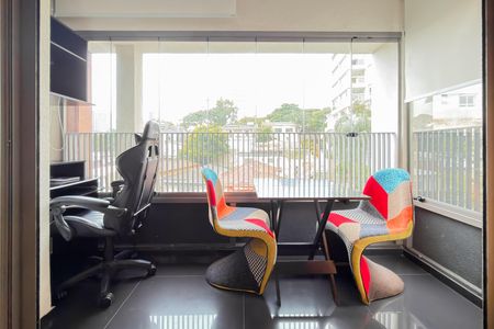 Studio à venda com 28m², 1 quarto e sem vagaVaranda