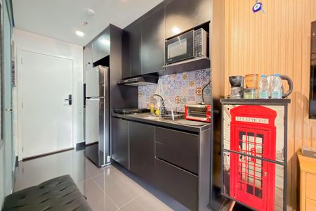 Studio à venda com 28m², 1 quarto e sem vagaCozinha