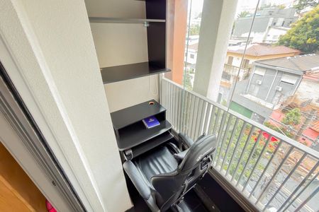 Studio à venda com 28m², 1 quarto e sem vagaVaranda