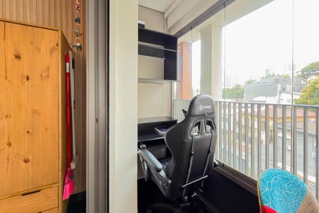 Studio à venda com 28m², 1 quarto e sem vagaVaranda
