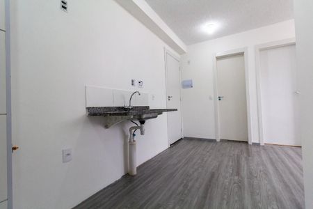 Apartamento para alugar com 34m², 2 quartos e sem vaga Apartamento para alugar com 34m², 2 quartos e sem vagaCozinha e Área de Serviço