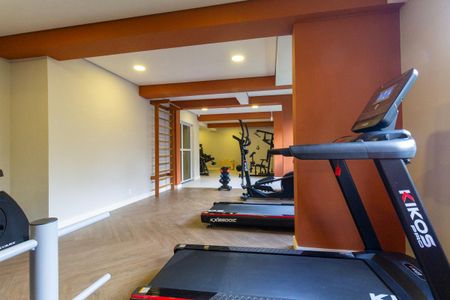 Apartamento para alugar com 34m², 2 quartos e sem vaga Apartamento para alugar com 34m², 2 quartos e sem vagaÁrea comum - Academia