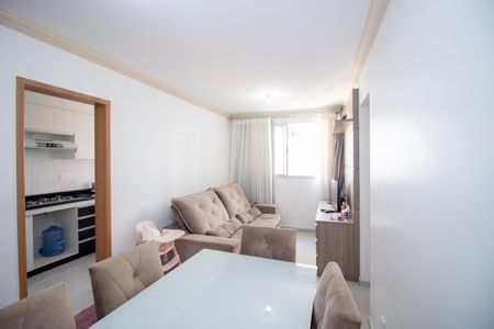 Sala de apartamento à venda com 2 quartos, 50m² em Alvorada, Contagem