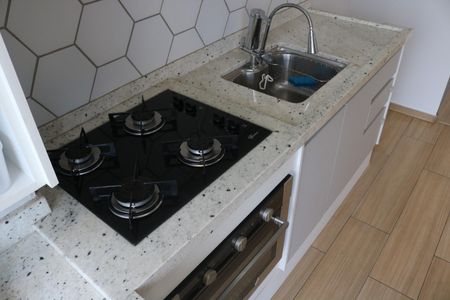Apartamento à venda com 46m², 2 quartos e 1 vagaCozinha e Área de Serviço