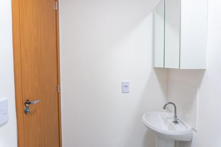 Banheiro da Suíte de apartamento para alugar com 1 quarto, 26m² em Jardim Oriental, São Paulo