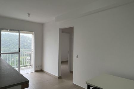 Sala de apartamento para alugar com 2 quartos, 53m² em Morro Nova Cintra, Santos