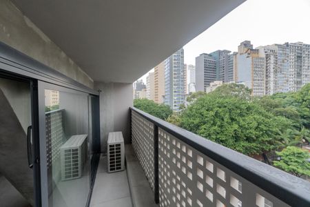 Studio para alugar com 42m², 1 quarto e sem vagaSacada