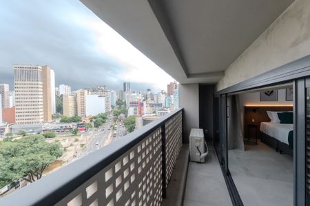 Studio para alugar com 42m², 1 quarto e sem vagaSacada