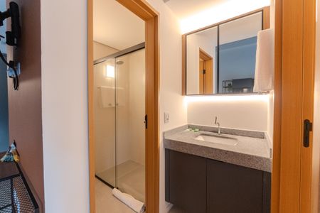 Studio para alugar com 42m², 1 quarto e sem vagaBanheiro