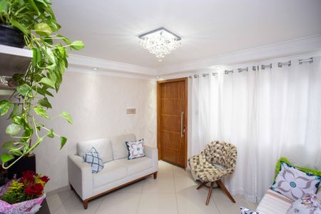 Sala de apartamento à venda com 2 quartos, 72m² em Jardim Rosinha, Diadema