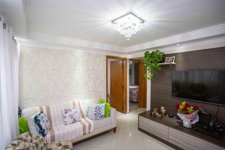 Sala de apartamento à venda com 2 quartos, 72m² em Jardim Rosinha, Diadema