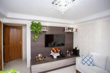 Sala de apartamento à venda com 2 quartos, 72m² em Jardim Rosinha, Diadema