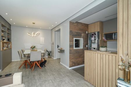 Sala de apartamento à venda com 3 quartos, 82m² em São Sebastião, Porto Alegre